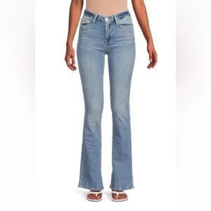 FRAME Le Mini High Rise Bootcut Jeans Size 28 Blue Stretch 10” Rise